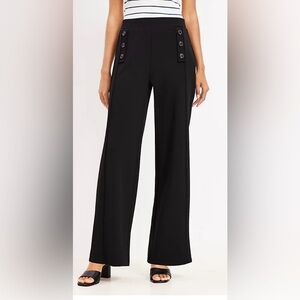 Loft Tall Mariner Wide Leg Pants in Crepe